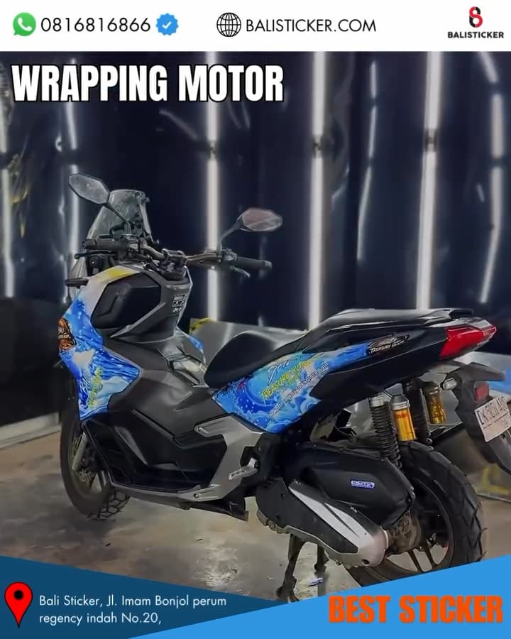Sticker Branding Motor Bali Premium Dengan Desain Kreatif 2026